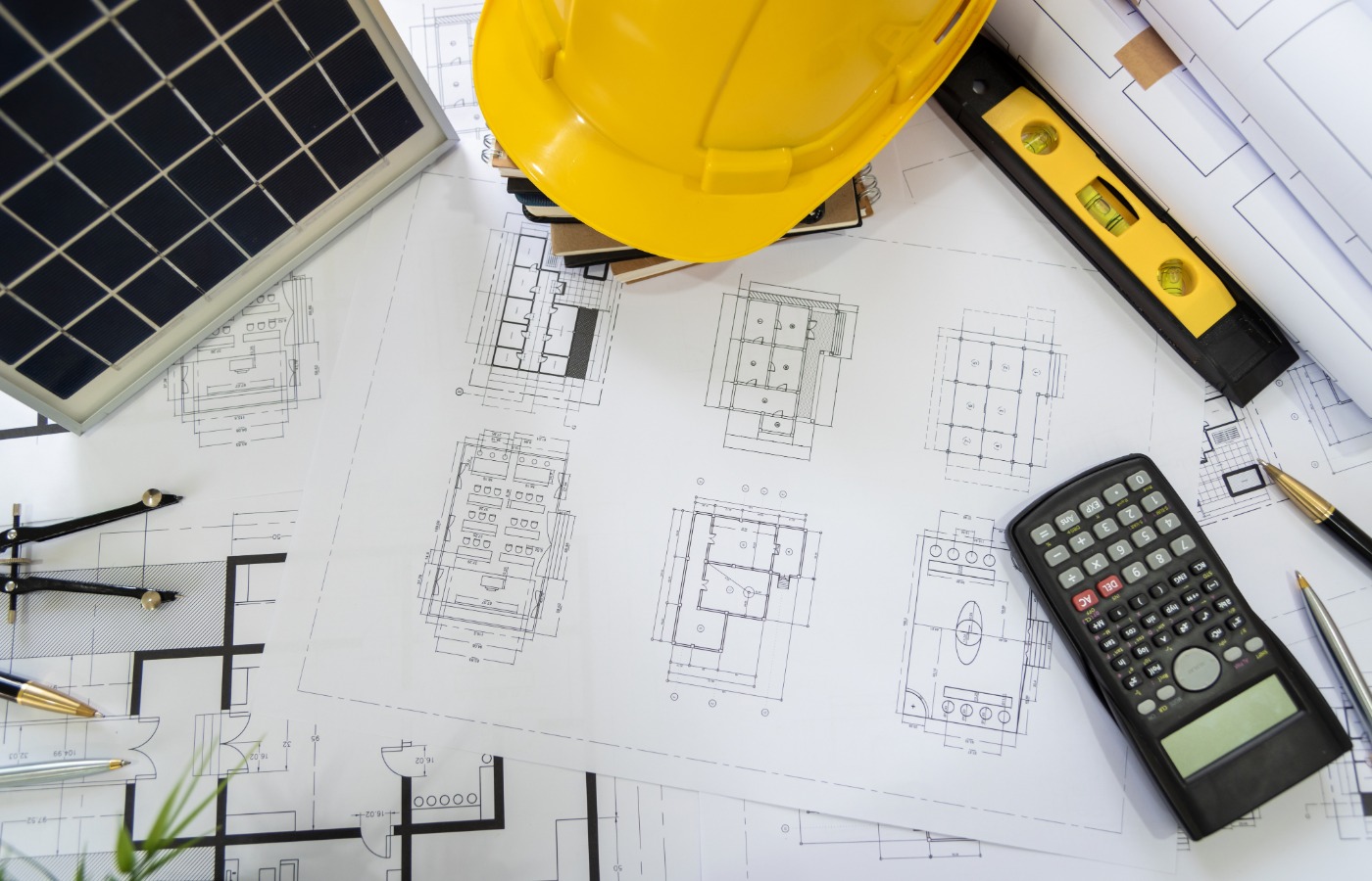 Renovation consultation with drawings, selections, and budget notes