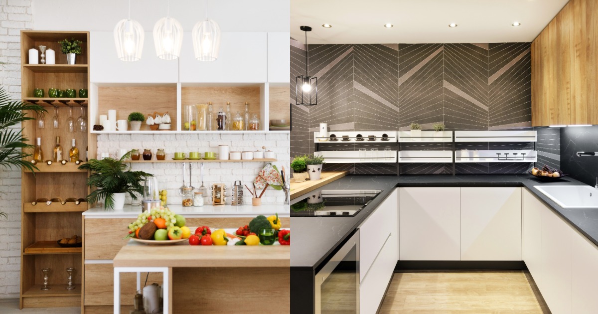 Comparison of two kitchen renovations showing how layout, materials, and scope can affect overall project cost